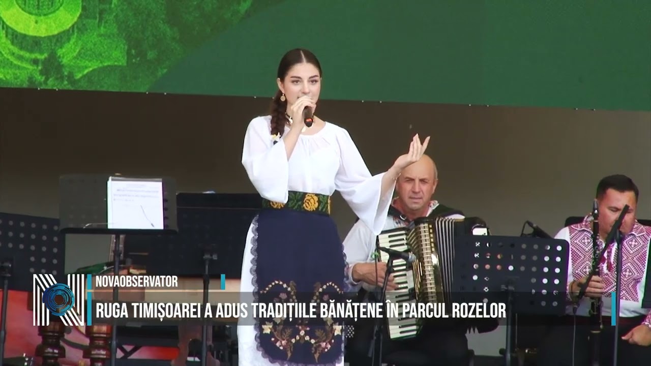 Ruga Timișoarei a adus tradițiile bănățene în Parcul Rozelor