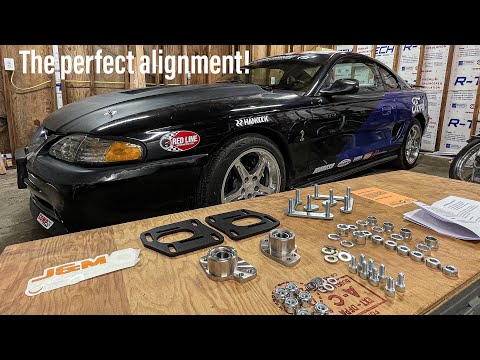 Mustang caster camber plate full install 94-04 J&M