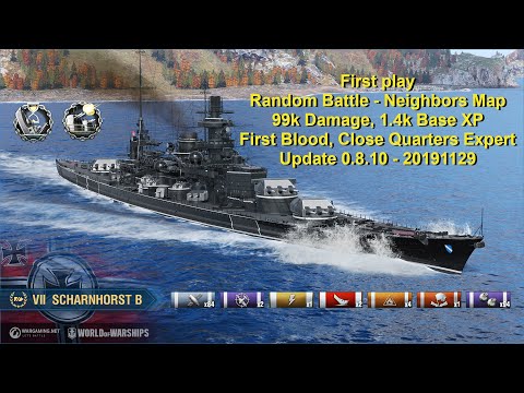 World of Warships - First play - Scharnhorst Black - Get it and never look back