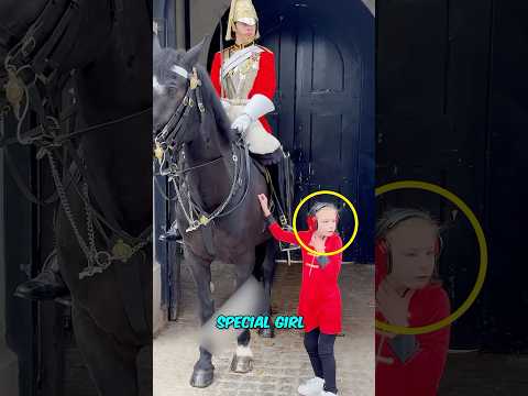 This Special Girl Had One Wish… and The King’s Guard Granted it! 🥹#shorts #emotional