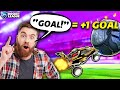 Rocket League But A SECRET WORD Gives You GOALS