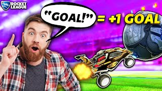 Rocket League, but a SECRET WORD gives you GOALS