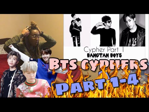 FIRST REACTION TO BTS CYPHERS 1-4