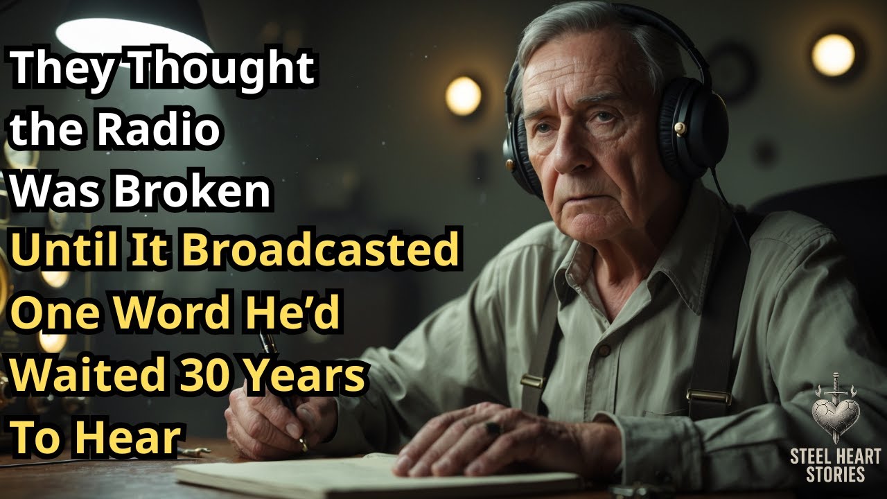 They Thought the Radio Was Broken — Until It Broadcasted One Word He’d Waited 30 Years To Hear...