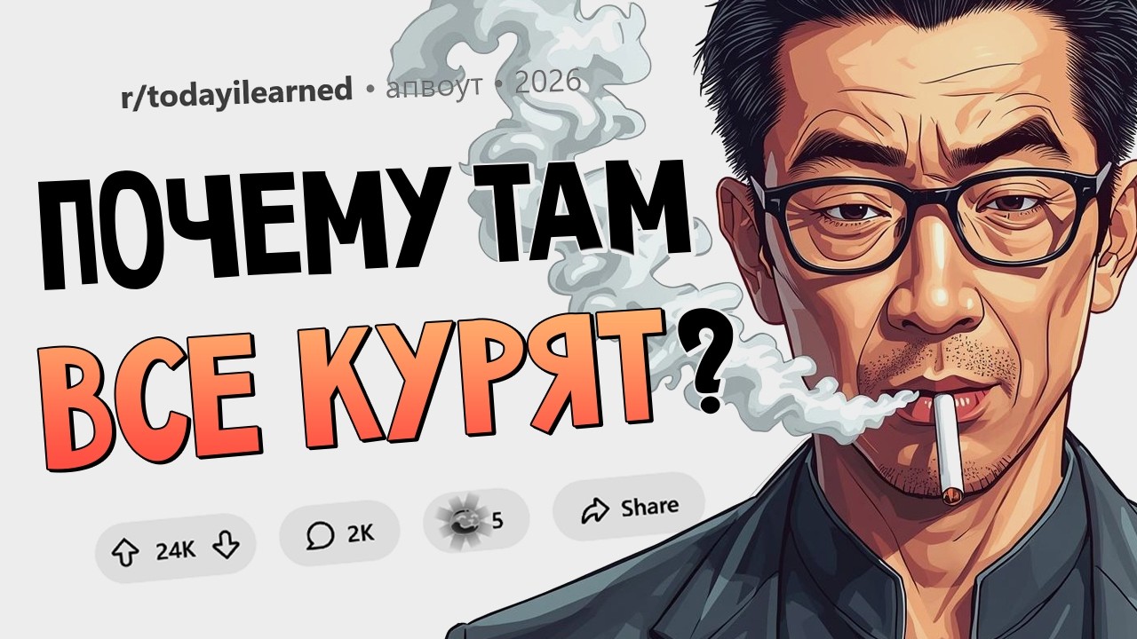 На Китай приходится 46% всех выкуриваемых сигарет в мире. Сегодня я узнал #13