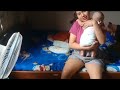 Keluarga Nunuk Bahagia Di Tempat Tidur Bareng Anak Lucu