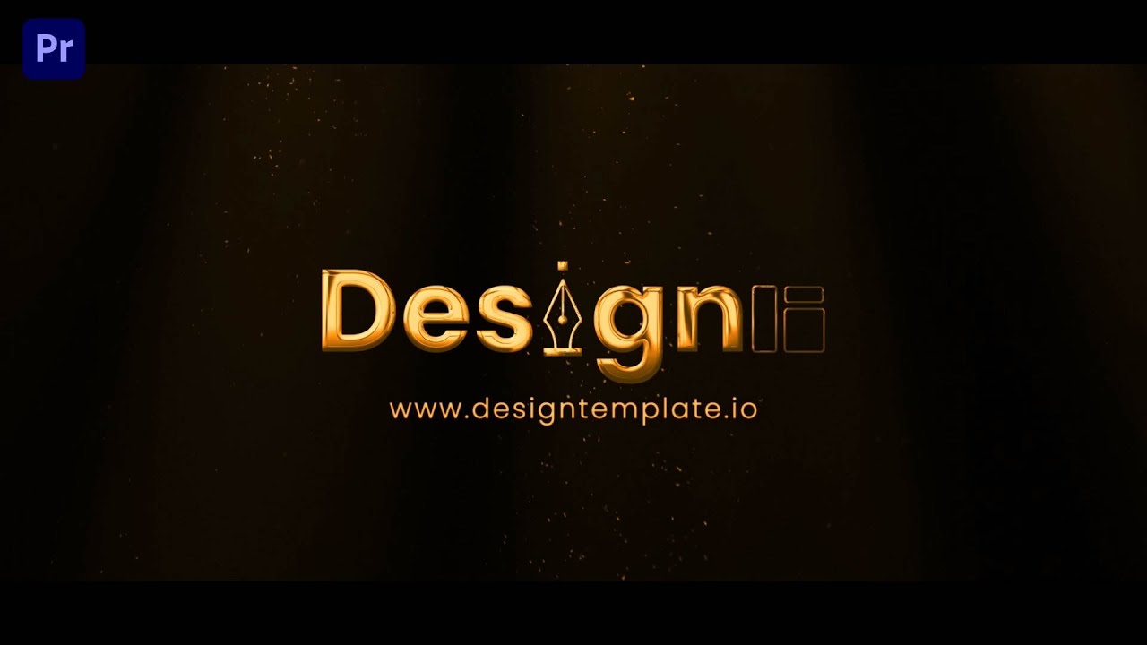 Best Cinematic Golden Logo Reveal Premiere Pro Template