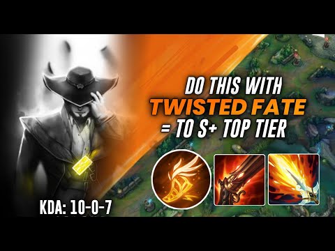 WILDRIFT| TWISTED FATE GAMEPLAY - THIS IS WHY YOU NEED TO BAN TF. Rank game.
