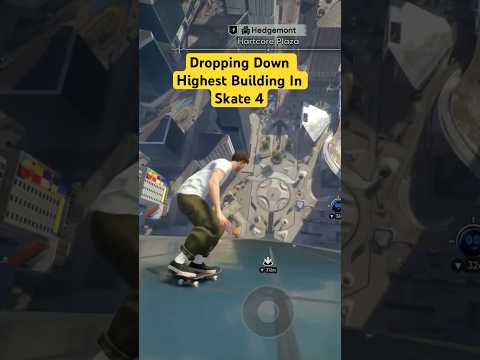 Dropping Down Highest Building In Skate 4 #skate4 #skate4ps5 #skate4viral #skate4funny #funnyskate4