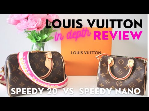 LOUIS VUITTON Speedy 20 vs Speedy Nano *in-depth* Review