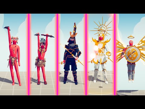 EVOLUTION OF SPEAR THROWER - Totally Accurate Battle Simulator TABS