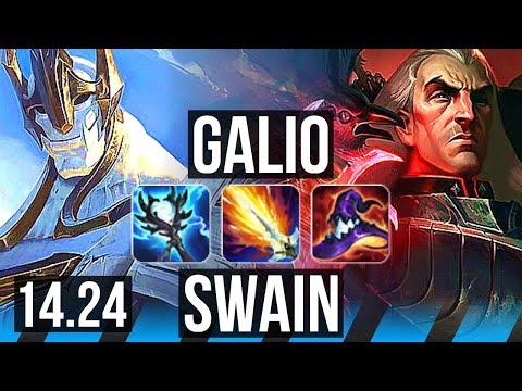 GALIO vs SWAIN (MID) | KR Diamond | 14.24