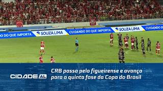 CRB passa pelo figueirense e avança para a quinta fase da Copa do Brasil