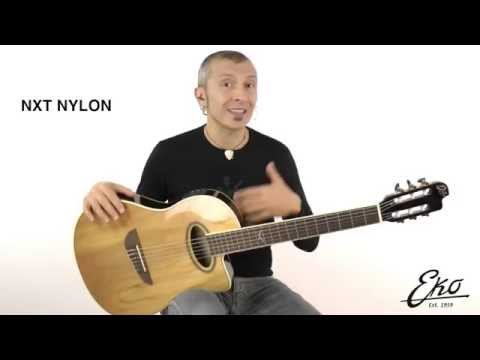 EKO NXT N100CWE-NAT Classical Guitar with Nylon String and Pickup/Preamp  | Cutaway image 7