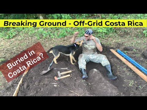 Laying a Foundation - Off Grid Costa Rica - Building a Tool Shed