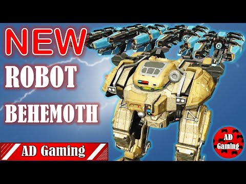 New Robot Behemoth - Different Builds And Shield Breaker Reworked - War Robots Test Server Gameplay