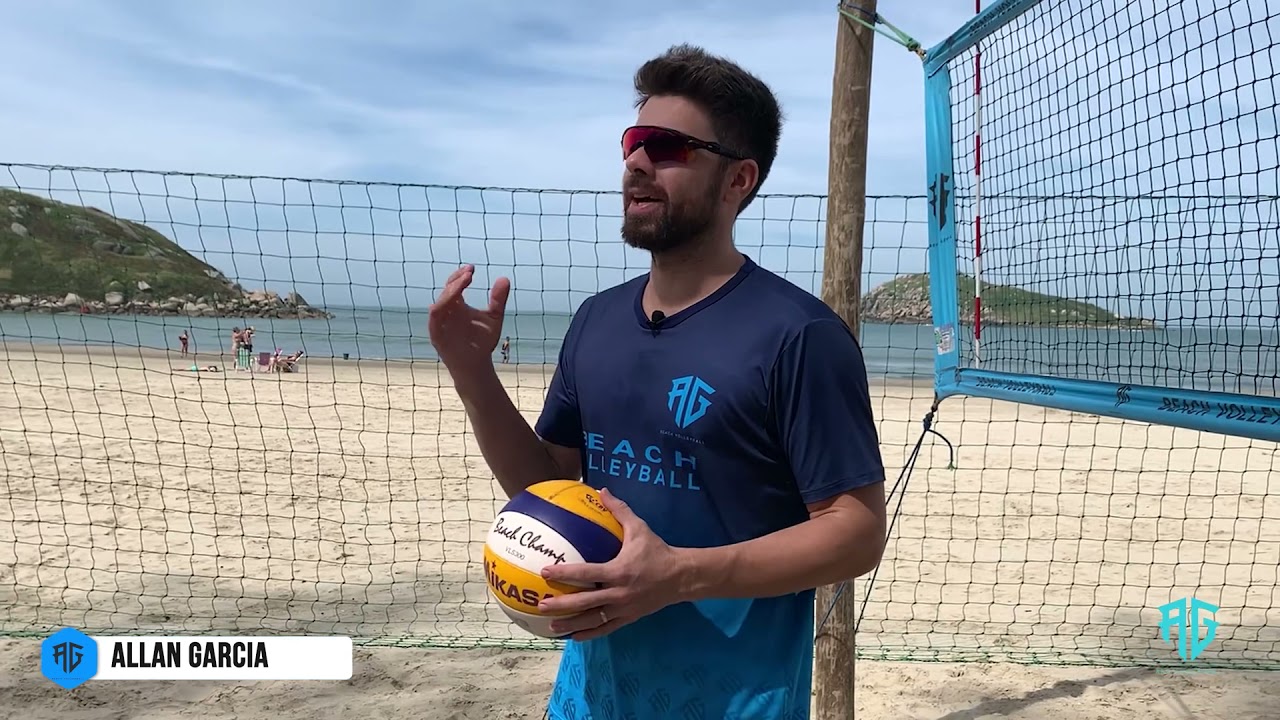 Levantamento de toque no vôlei de praia na PRÁTICA