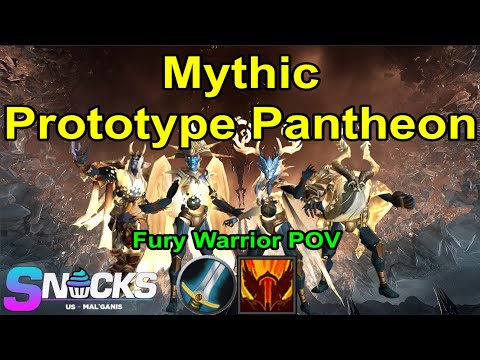 Mythic Prototype Pantheon (Fury Warrior PoV)
