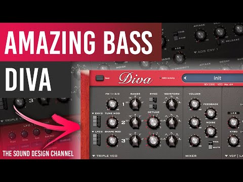 Diva Tutorial | Amazing Bass, Melodic House & Techno | Stephan Bodzin