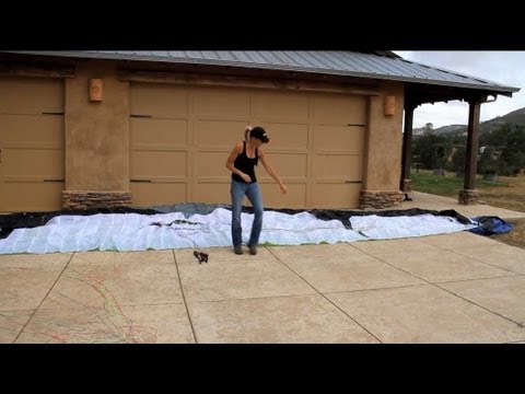 Paramotor Tips & Tricks - How to Fold a Paraglider WITH Bloopers!