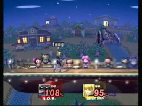 SSBB 120308 - levitas (ROB) vs Ankoku (Zero Suit Samus) 2