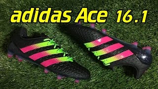Adidas ACE 16.1 Black/Shock Pink/Solar Green - Review + On Feet