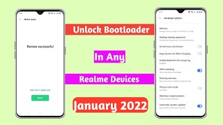 How to Unlock Bootloader in Realme c3 And  any other Realme Devices 2022