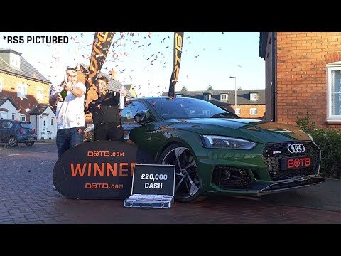 Winner! Week 47 2017 - Chris Sleight Audi RS4 Avant & £20,000 (Nov 20th - Nov 26th 2017)