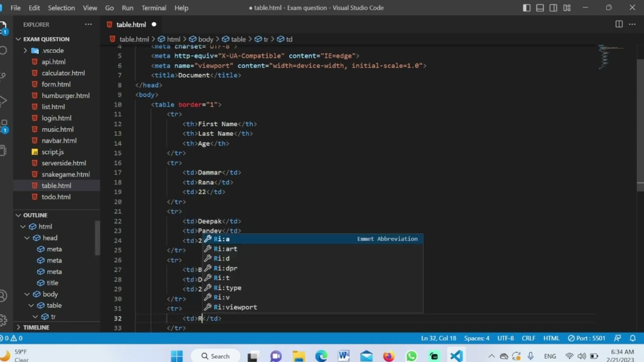Color (odd/even) row in table using Css