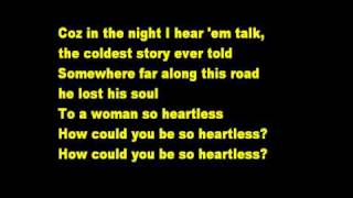 Heartless -Lyrics (Kris Allen)