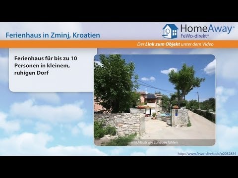 Istrien: Ferienhaus für bis zu 10 Personen in kleinem, ruhigen Dorf - FeWo-direkt.de Video