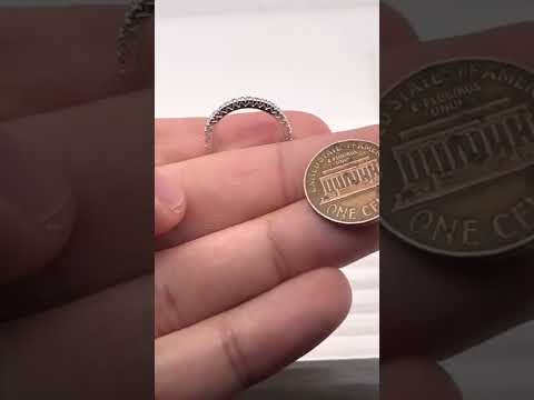 MS1335-4 - 0.13-0.18 CT SI1-SI2 & I-J color Round Diamond Wedding & Anniversary Band in Platinum