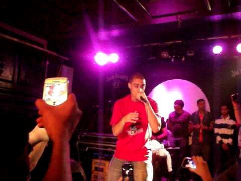 RAPPER LOWKEY performing 'ALPHABET ASSASSIN' at The Well in LEEDS
