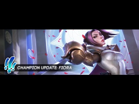 fiora updata habilidades  español HD