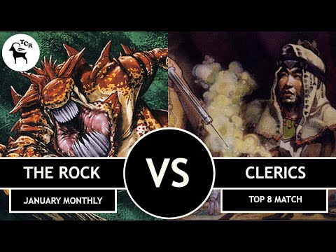 The Rock vs Clerics Premodern Monthly Open January 2021 Top 8 Match
