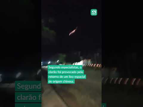 O que causou o clarão que iluminou o céu da Bahia?