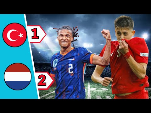 Netherlands vs Turkey (2-1) | All Goals & Highlights | UEFA Euro Cup 2024 football