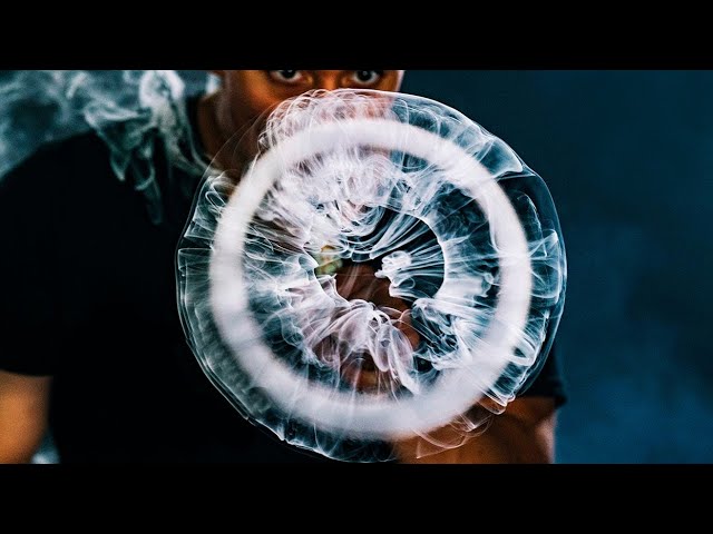 Эффектные вейп трюки с паром