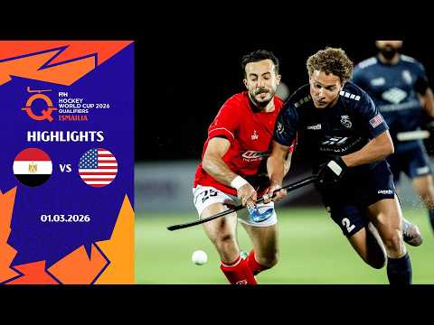 FIH Hockey Men's World Cup Qualifier Ismailia, Egypt - Match 4: Egypt vs USA