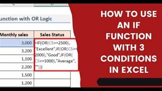 Mastering Excel: How to Use the IF Function in excel if three condition given