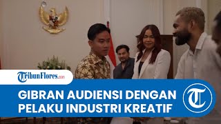 Gibran Bertemu Pelaku Industri Kreatif, Tekankan Pentingnya Gotong Royong Hadapi Tantangan Bangsa