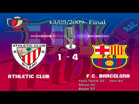 REMEMBER WHEN? Athletic Club 1- 4 Barça. Final Copa del Rei 2008-2009.