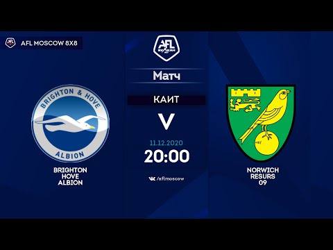 AFL20. England. League One. Day 13. Brighton Hove Albion - Norwich Resurs 09.