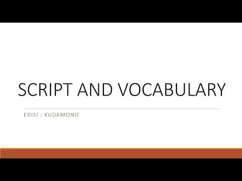 LATIHAN SOAL JFT SCRIPT AND VOCABULARY #KUDAMONO