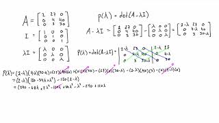 Find the characteristic polynomial of a matrix
