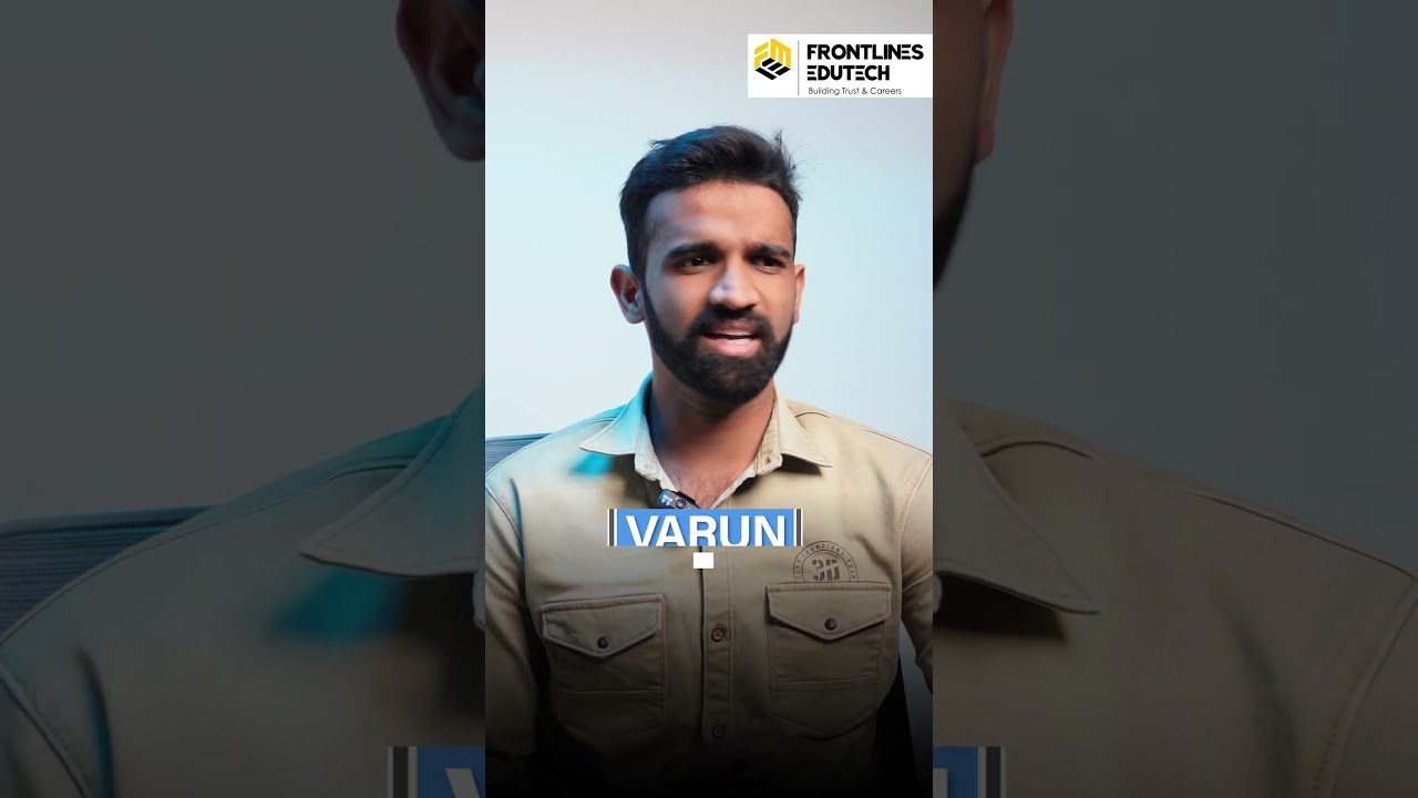 Huge thanks to Varun  Our JFS Student for sharing their amazing journey with us