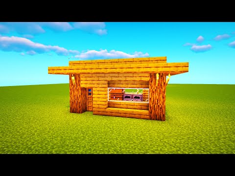 LEARN NOW!  👉 How to Build a WOODEN HOUSE for Minecraft SURVIVAL!  ULTIMATE BEGINNERS]
