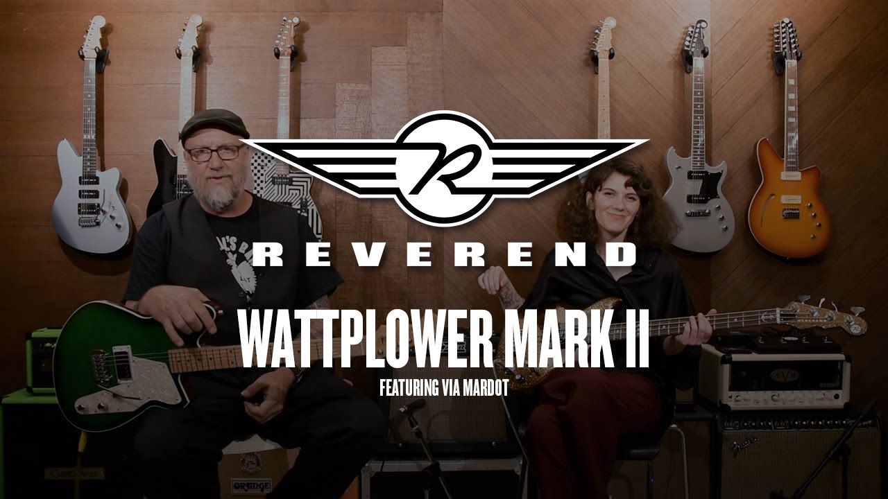 Reverend Mike Watt Wattplower 2 Bass - Satin Watt Yellow