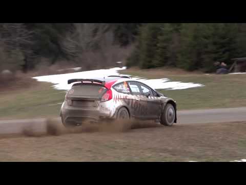 Jännerrallye 2014 SP 5 Liebenau Teil 1, mit tollen Driften, 04.01.2014