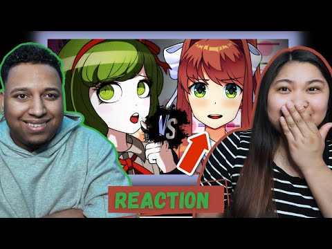Monika vs Monaca Towa - Rap Battle | Couple Reacts